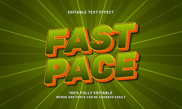 fast pace editable text effects with a happy and game theme