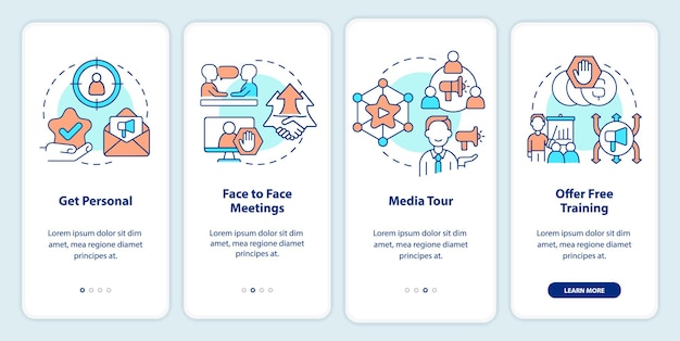 Fast turnaround ideas onboarding mobile app screen