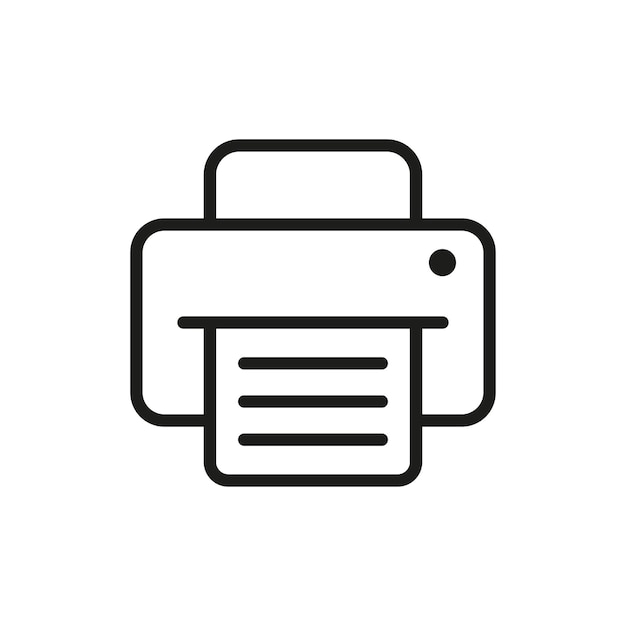 Fax stationary icon vector design templates simple and modern