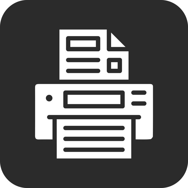 Fax vector icon illustration of Office Stationery iconset