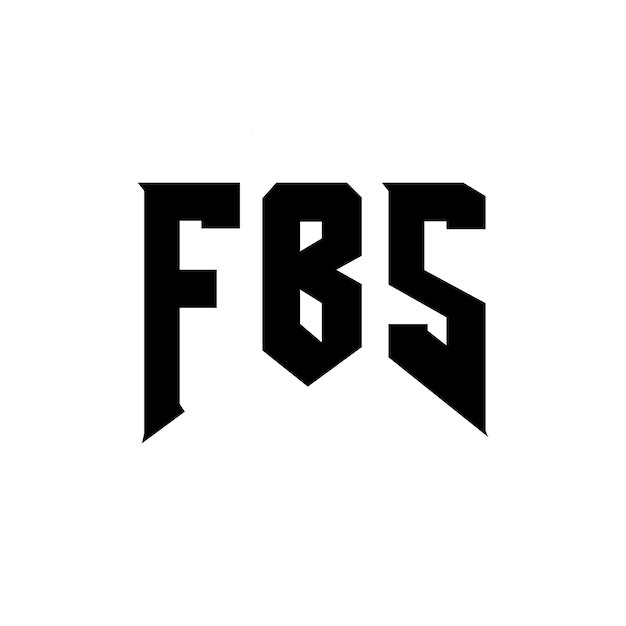 FBS letter logo design for technology company FBS logo design black and white color combination FBS logo FBS vector FBS design FBS icon FBS alphabet FBS typography logo design