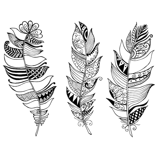 Feathers Mandala