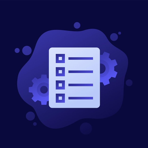 Features of product icon vector design