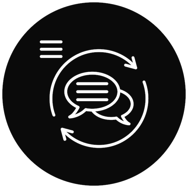 feedback loop vector icon can be used for project assesment iconset