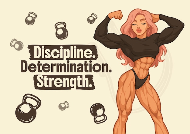 female bodybuilder fitness motivation