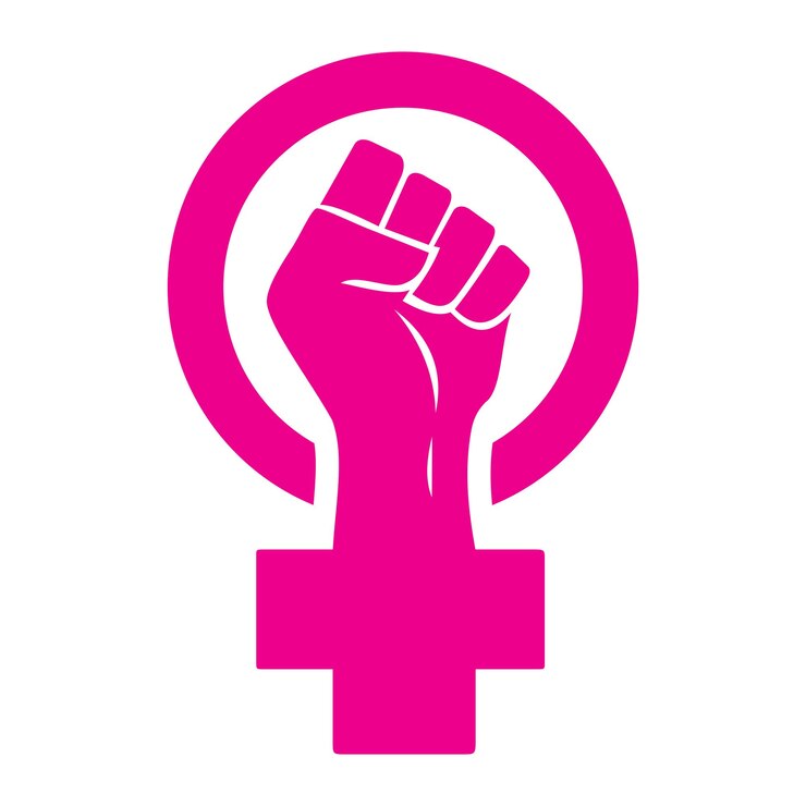 feminism symbol design vector art