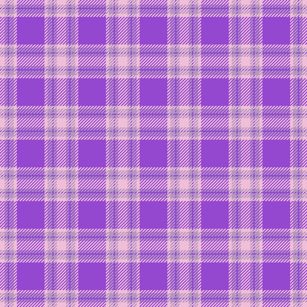 Festival background textile plaid fibre seamless tartan vector Workshop pattern check fabric texture in violet and pastel colors