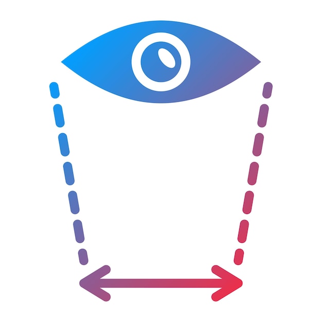 Field Of View icon vector image Can be used for Augmented Reality