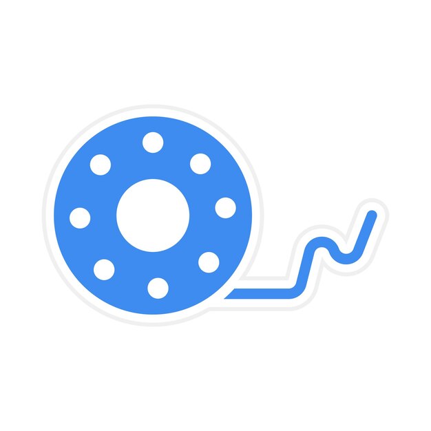 filament spool icon vector image can be used for additive maufacturing