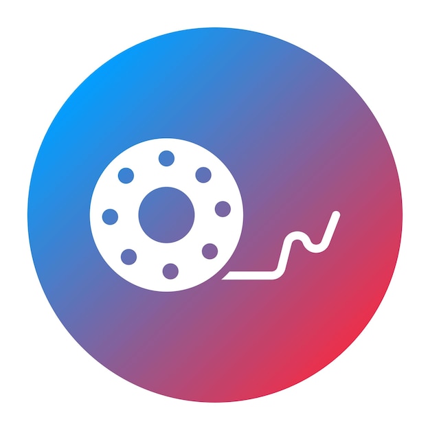 filament spool icon vector image can be used for additive maufacturing