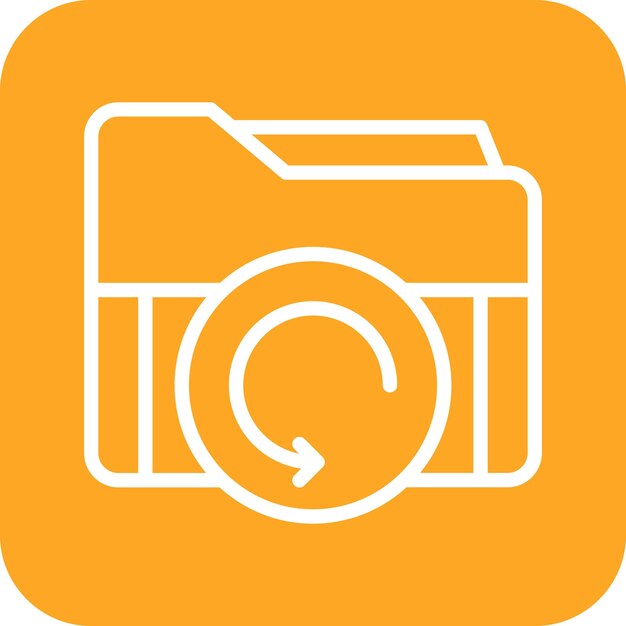 file backup vector icon illustration of web hosting iconset