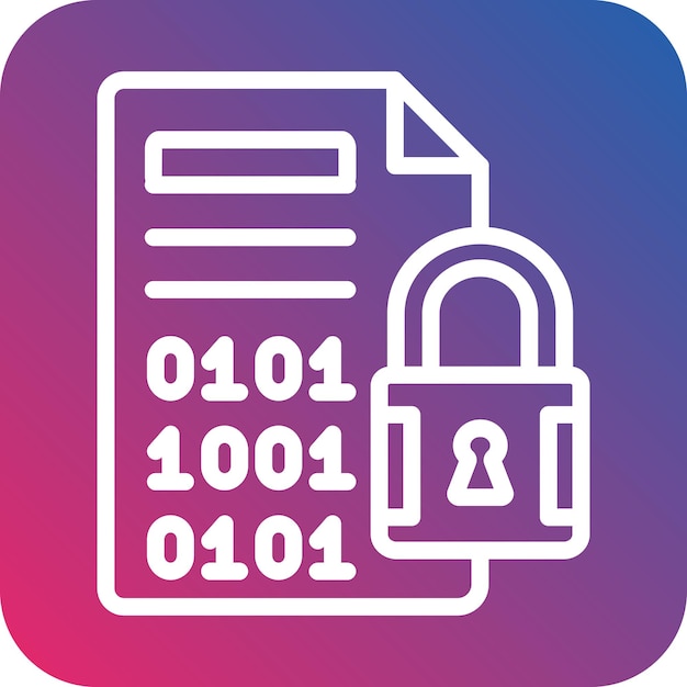 File Encryption Icon Style