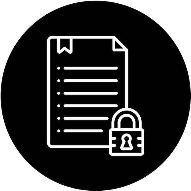 File Encryption Icon Style