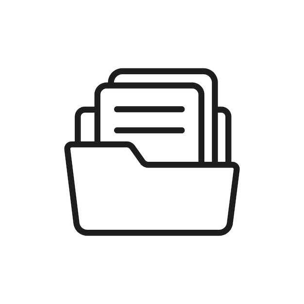 File holder icon vector design templates simple and modern