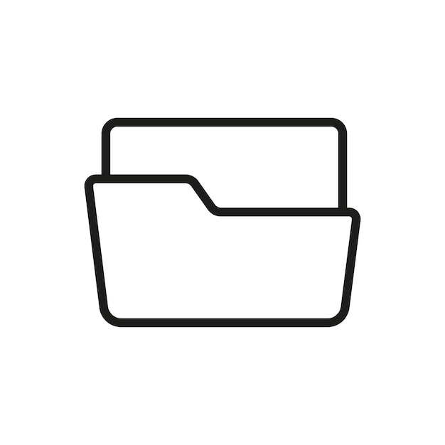 File holder icon vector design templates simple and modern