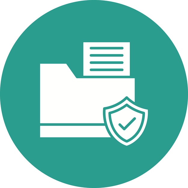 File Protection icon vector image Can be used for Coding and Development