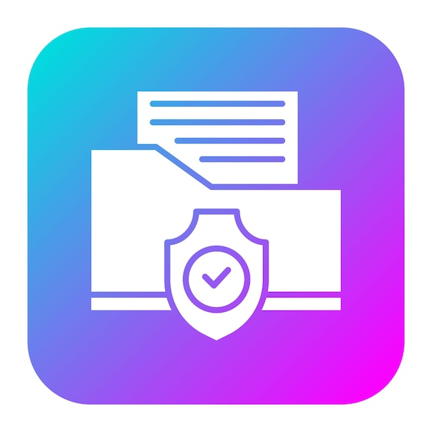 file protection vector icon can be used for coding and development iconset
