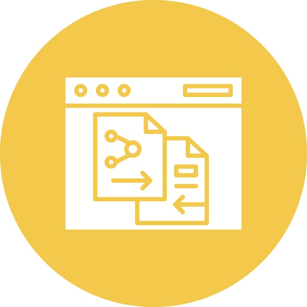 File Sharing Vector Illustration Style