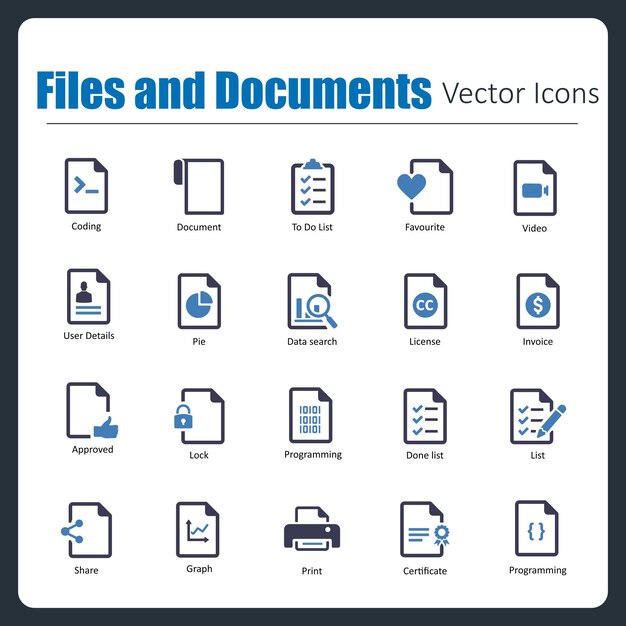 Files and Documents