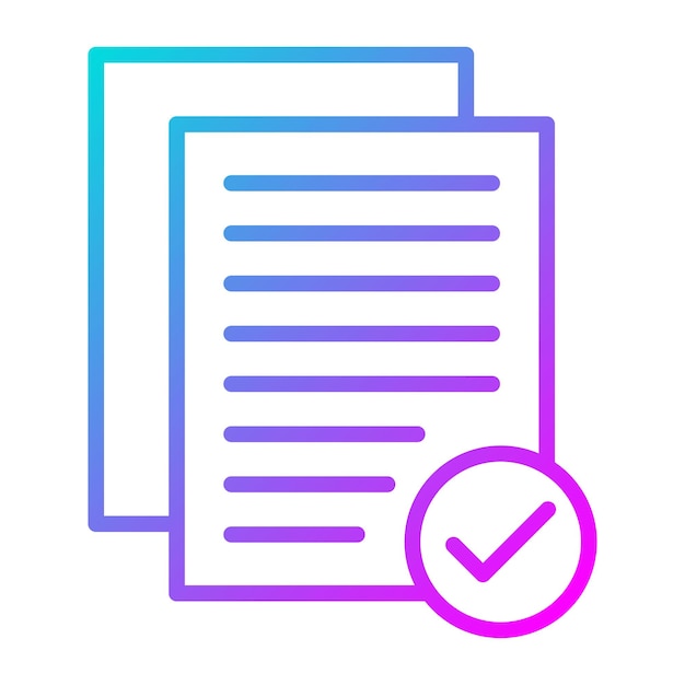 Files vector icon Can be used for Office Stationery iconset