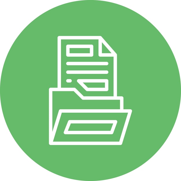 Files vector icon illustration of Library iconset