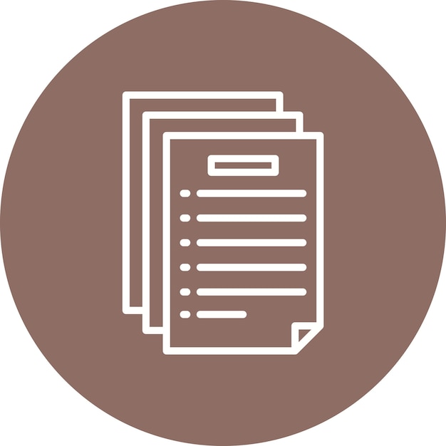 files vector illustration style