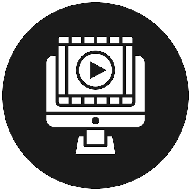 Film Advertising vector icon Can be used for Video Production iconset