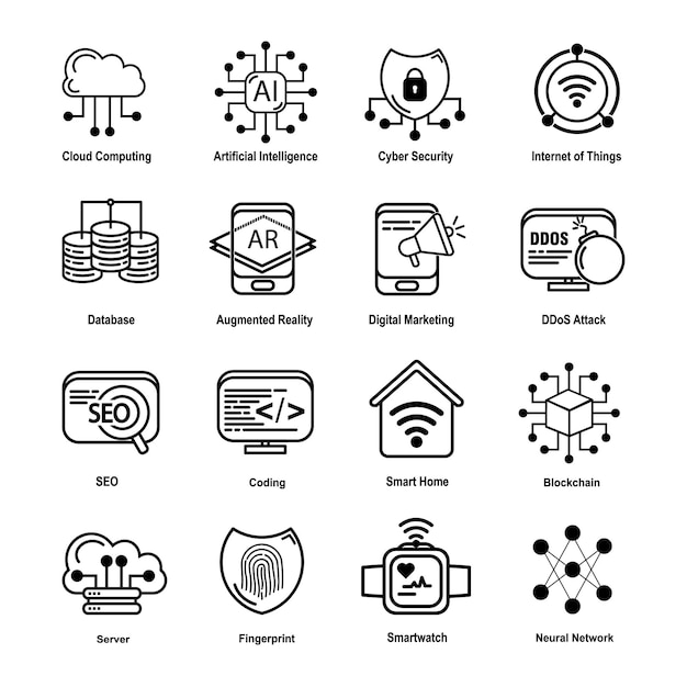 Finance banking and Investment Icons Credit Card Financial Graph Coins Bank Digital Payment