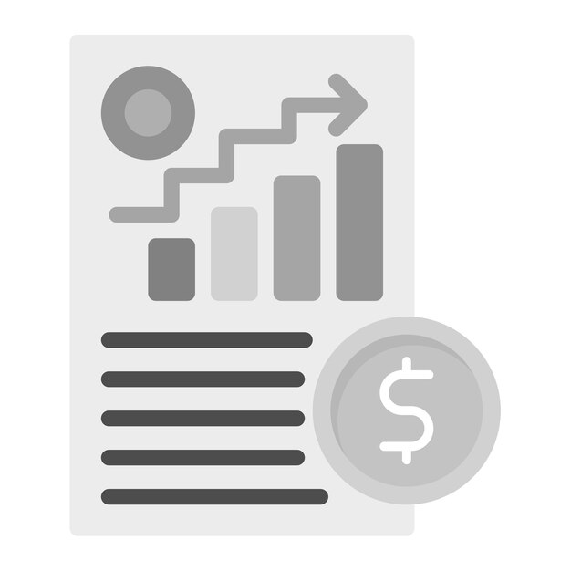 Financial icon vector image Can be used for Crisis Mangement