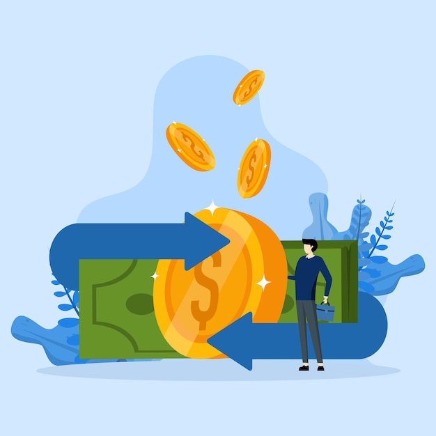 financial services concept, money back concept, money back, return on investment, savings account.
