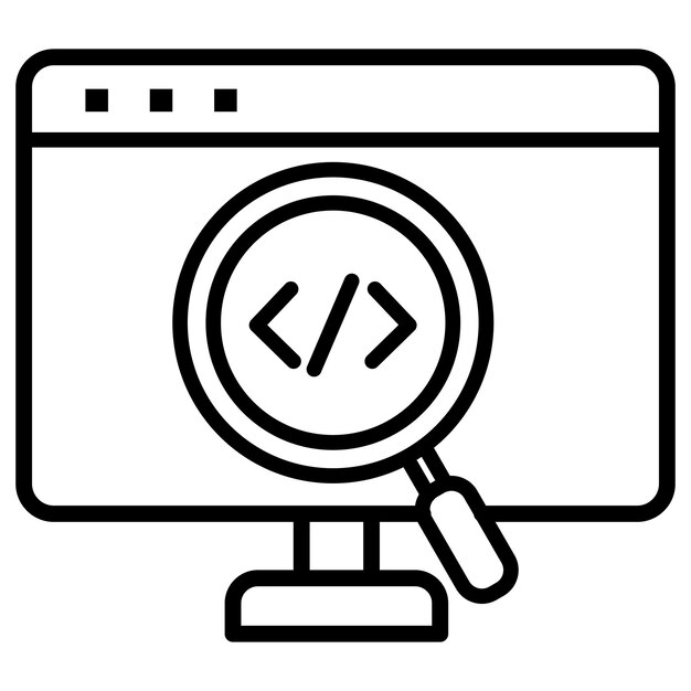 Find Code Vector Illustration
