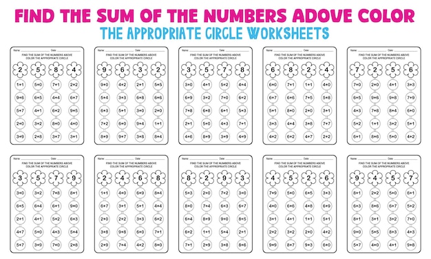 Find the correct numbers worksheet