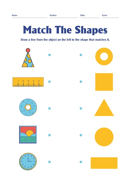 Find the word, match and shapes, addition, season, How many...