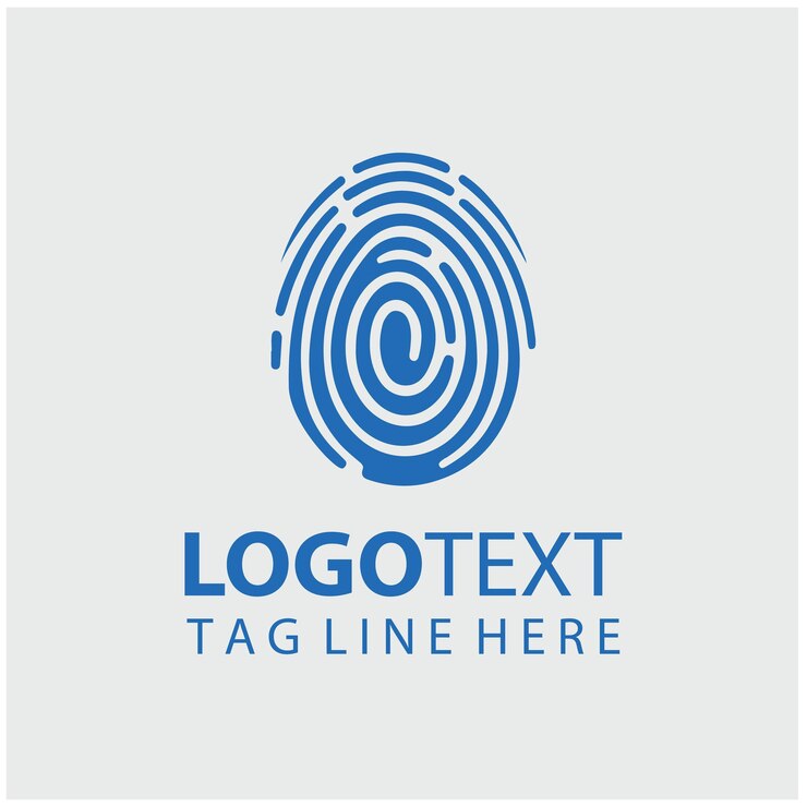 Finger Print Logo Vector Illustrations