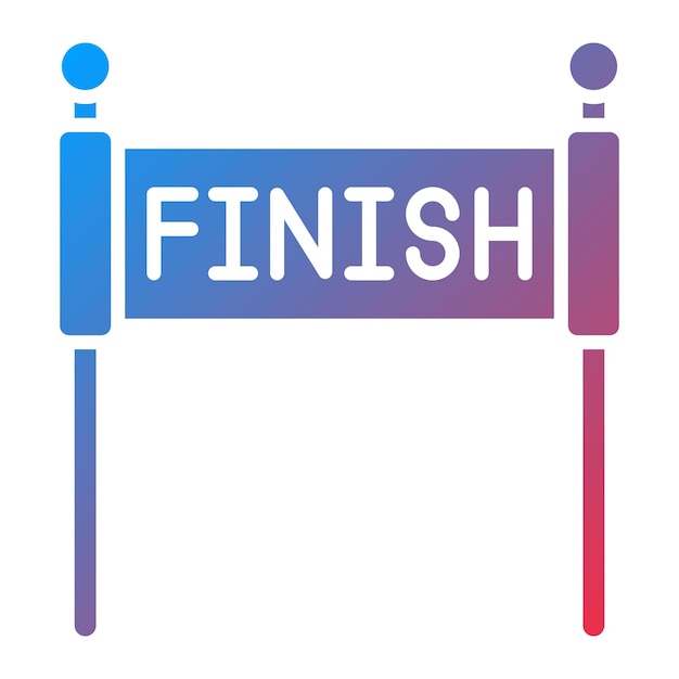 Finish Line icon vector image Can be used for Auto Racing