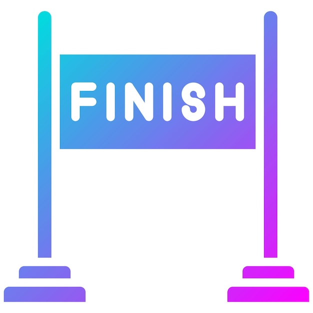 Finish Vector Illustration Style