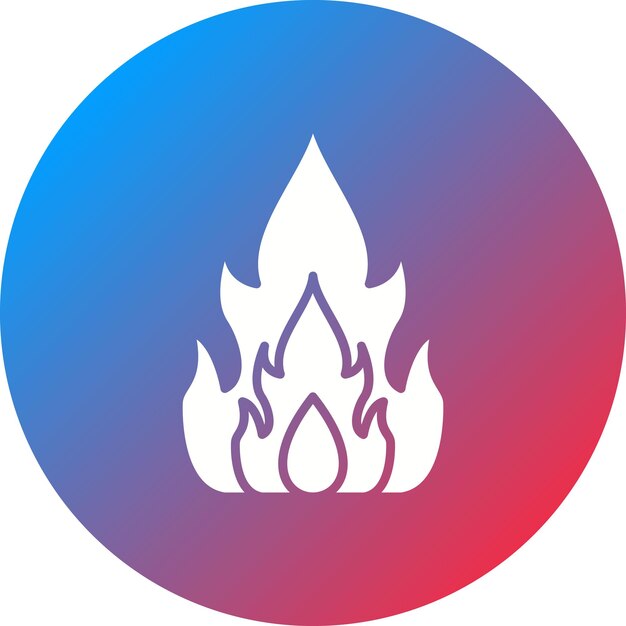 Fire icon vector image Can be used for Seasonal