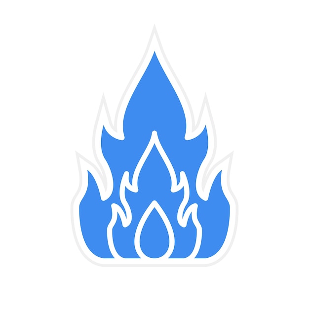 Fire icon vector image Can be used for Seasonal