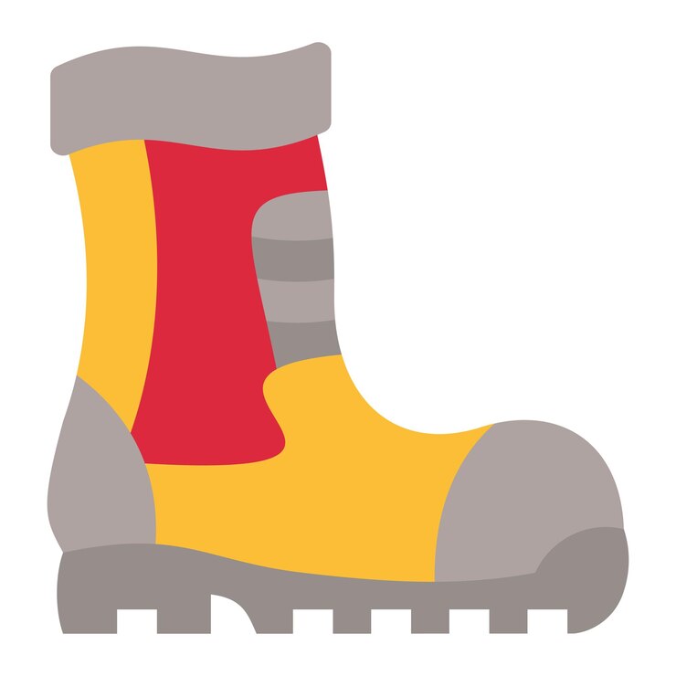Vektör firefighter boots icon