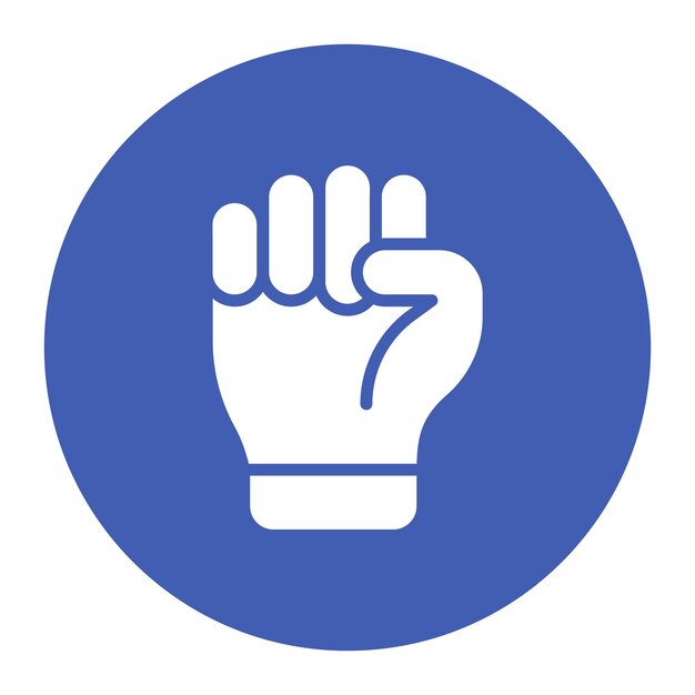 Fist icon vector image Can be used for Human Rights
