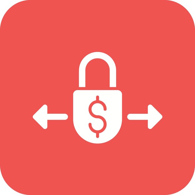 fixed asset icon vector image can be used for finance