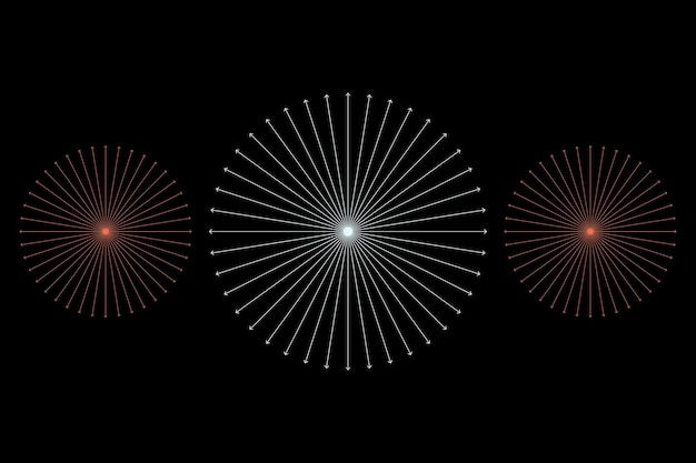 Flad spiralcirkel baggrund