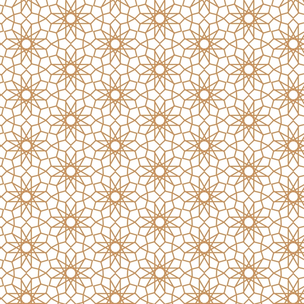 Fladt arabisk mønsterdesign
