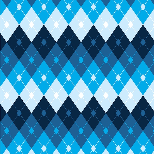 Fladt design sweater-like argyle mønster