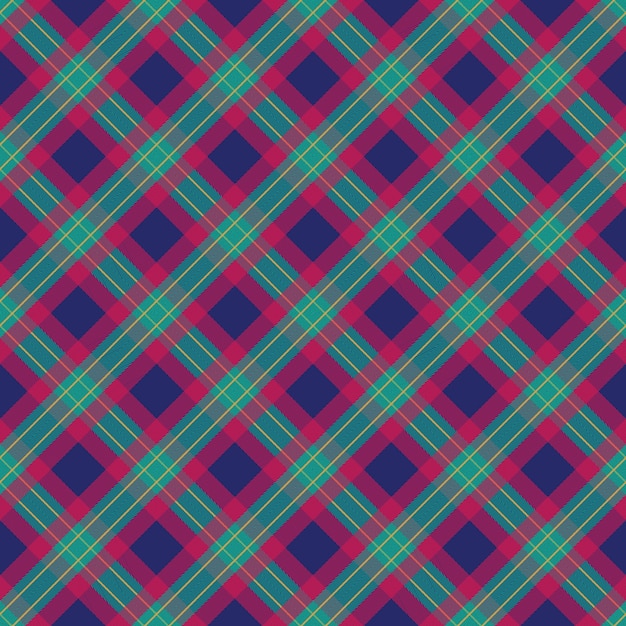 Fladt julede ternet mønsterdesign