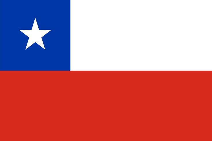 flag art of Chile great nation