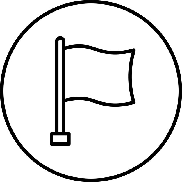 Flag icon vector image Can be used for Human Rights