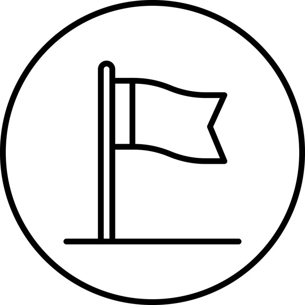 Flag icon vector image Can be used for Volleyball
