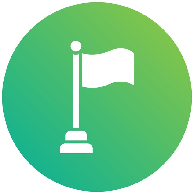 Flag Vector Icon Design Illustration