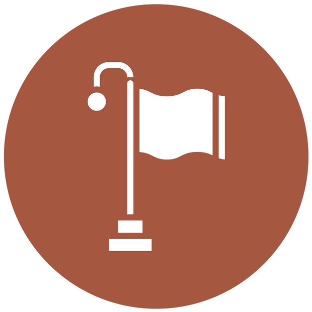 Flag Vector Icon Design Illustration